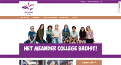 Desktop Screenshot of meandercollege.nl